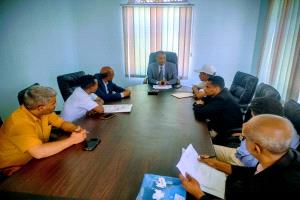 مدير عام الضرائب يستقبل التيار الوطني للتصحيح والبناء تعز