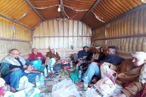 قيادات حراكية وأمنية وصحفيين يلتقون بالقائد صلاح الشنفرة