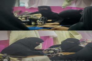 دورة تدريبية متخصصة بمجال الخياطة والتفصيل في اتحاد الجمعيات والمؤسسات