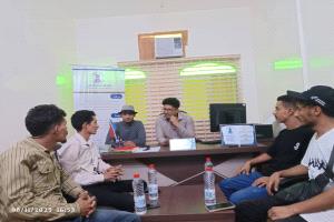 قيادة اتحاد طلاب جحاف تزور اتحاد طلاب الشعيب لتعزيز التعاون وتبادل الخبرات بين الجانبين