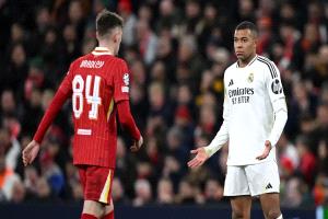 مبابي يتطلع لمحو "صدمة" ليفربول على ملعب الأنفيلد