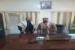 الشبيبي يقوم بزيارة لمكتب مامور عام مديرية سيحوت الشيخ علي بن محمد علي