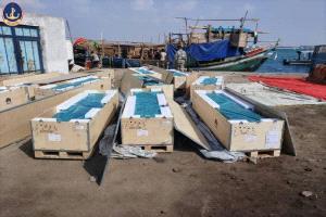 عملية نوعية لخفر السواحل اليمني: ضبط سفينتين تحملان معدات اتصالات متقدمة من جيبوتي