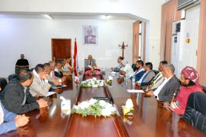 قيادات المجلس الأعلى للمقاومة الشعبية تؤكد على ضرورة دعم الجيش والأمن وتحسين الخدمات العامة