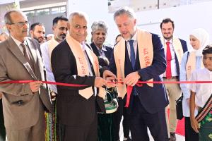 سفير الاتحاد الاوروبي لدى اليمن يدشّن المساحات الثقافية الإبداعية بمركز سيئون الإبداعي