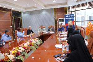 مدير عام خورمكسر يبحث مع وكيل عدن لشؤون المشاريع مستوى تنفيذ البرنامج الاستثماري لعام 2025