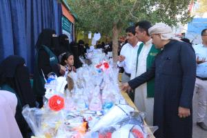 “ائتلاف الخير” يدشن في مأرب بازار التمكين المهني لمنتجات 90 مستفيدة بتمويل من مركز الملك سلمان