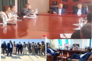 نائب وزير الصناعة والتجارة يزور أبين لبحث تطوير القطاع الصناعي والاستثماري