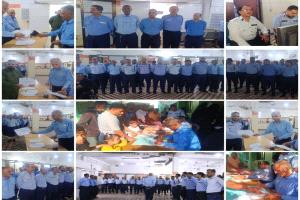 تكريم المبرزين من ضباط وأفراد وموظفي فرع الهجرة والجوازات بالعاصمة عدن