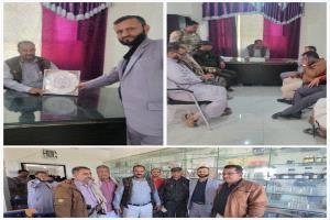 مدير عام مديرية قعطبة بكر الشاعري يزور مدارس الريادة الأهلية الخاصة بمدينة قعطبة