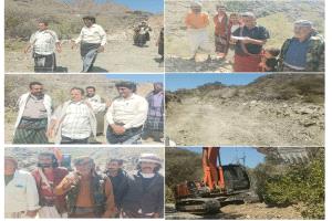 القُـحيم يتفقد طريق حظه صيعم سبَّاح