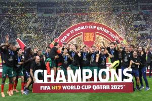 البرتغال تتوج بكأس العالم تحت 17 عاما لأول مرة في تأريخها بفوزها على النمسا