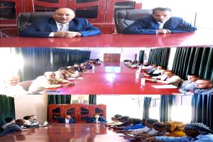 محافظ أبين ونائب وزير الصناعة والتجارة يبحثان سبل تطوير القطاع الصناعي والاستثماري بالمحافظة