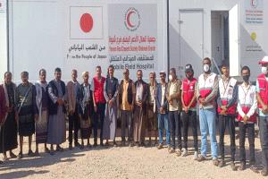 برعاية محافظ شبوة.. الهلال الأحمر اليمني يدشن المرحلة السابعة للمستشفى الميداني المتنقل في منطقة المسحا بمديرية الصعيد