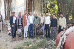 السلطة المحلية بالشمايتين تسلّم موقع مشروع مياه الشمايا الشرقية لبدء تنفيذ أعمال تركيب خط الضخ بتمويل من منظمة كير الدولية