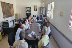 المكتب التنفيذي بحالمين يعقد اجتماعه الدوري ويناقش عددًا من القضايا الخدمية