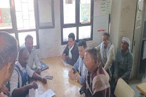 إدارة التربية والتعليم بردفان تدشن مشروع ترميم ثلاث مدارس في المديرية