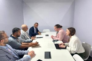 الشرجبي يبحث مع البنك الدولي تعزيز التعاون في مجالات التغير المناخي وقطاع المياه