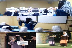 ورشة عمل تثقيفية توعوية للطالبات مدرستي طيبة والسلام الاهلية مديرية المعلا