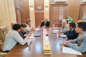 وزير الصحة يلتقي فريق البنك الدولي