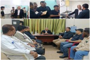 مستشفى شقرة الريفي يستقبل وفد إداري وزاري مكلف من معالي وزير الصحة.