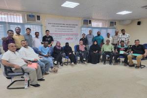 تحت إشراف مدير منظمة "Helpcode" .. اختتام الجلسات التدريبية لمدربي الفرق الشعبية بعدن