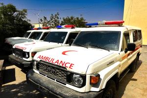 بدء وصول قوافل تجهيزات طبية إماراتية لمستشفيات شبوة