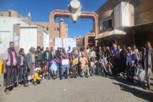 رابطة جرحى تعز تعلن رفع الاعتصام بعد اتفاق مع قيادة المحافظة