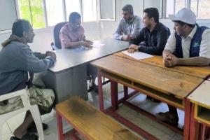 مدير عام مديرية لودر يستقبل وفد مؤسسة نور الإبداع للتنمية لبحث احتياجات المديرية في القطاعات الحيوية