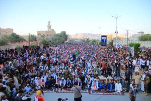 احتشاد جماهيري واسع في سيئون لإحياء الذكرى الـ58 للاستقلال الجنوبي بدعوة من المجلس الانتقالي
