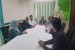 وكيل وزارة الشؤون الاجتماعية ومدير عام الجمعيات يتفقدان سير العمل بمكتب الوزارة بساحل حضرموت