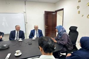 رئيسة الجهاز المركزي للإحصاء تبحث مع السفير الألماني دعم القدرات الإحصائية وتعزيز التعاون المشترك