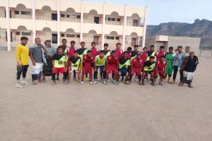 فريق مدارس الملاح الثانوية يفوز على فريق مدارس المسيمير الثانوية برباعية نظيفة