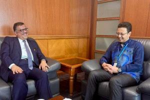 السفير باحميد يبحث مع وكيل وزارة الخارجية الماليزي تعزيز التعاون المشترك