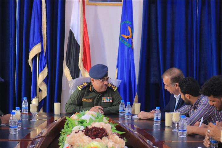 مدير كلية الشرطة حضرموت يلتقي وفد المفوضية السامية لحقوق الإنسان ويبحث معه سُبل التعاون المشترك