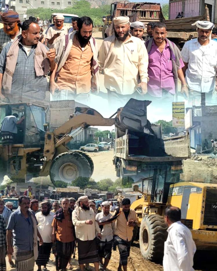 مدير عام طور الباحة يدشن المرحلة الثانية من رصف الشارع الرئيسي بالمديرية