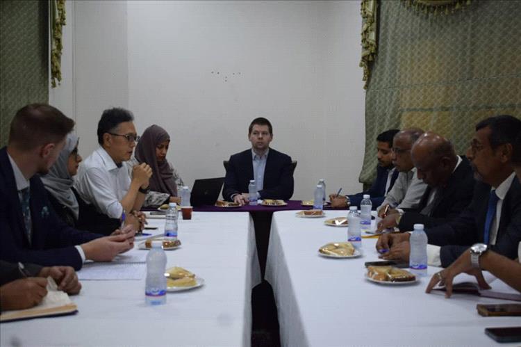 مؤتمر حضرموت الجامع يستعرض مع وفد المبعوث الأممي لليمن الأوضاع في حضرموت ورؤيته لعملية السلام