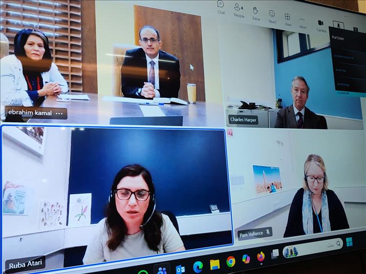 وزير الصحة يبحث مع  فريق من وزارة الخارجية البريطانية الاستعدادات لمؤتمر المانحين للصحة