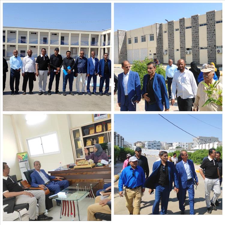 لجنة مشتركة من وزارتي الصحة والشؤون الاجتماعية تزور مستشفى ذوي الاعاقة والتأهيل النفسي والعلاج الطبيعي بعدن