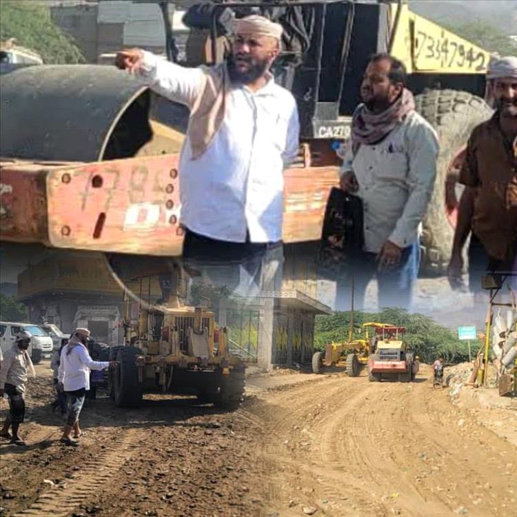 مدير عام طور الباحة يدشن مشروع رصف شارع هام بالمديرية