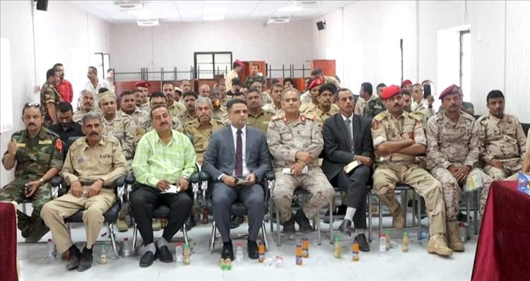 الاكاديمية العسكرية العليا تناقش البحث الفردي العسكري المقدم من الباحث العميد حسن القاضي لنيله  درجة الماجستير في العلوم العسكرية