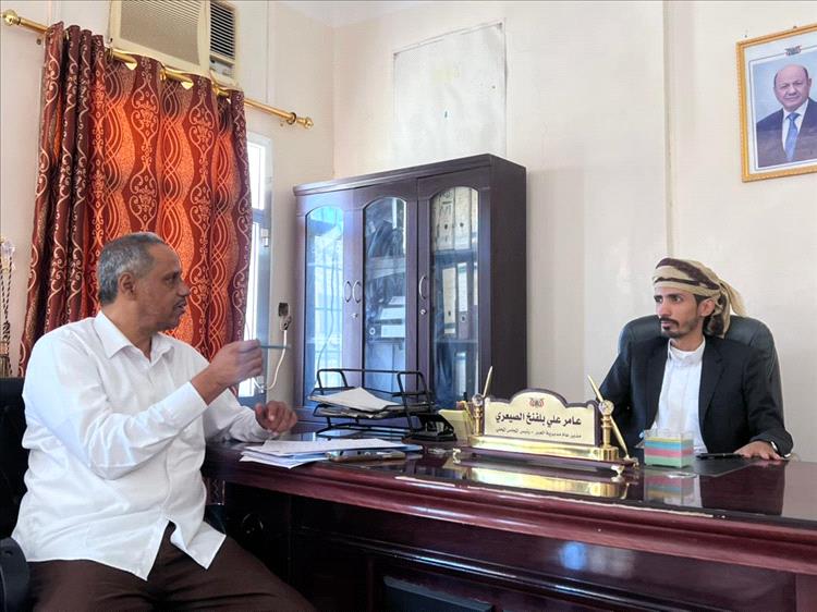 مدير عام مديرية العبر يستقبل مدير مكتب الصحة لمناقشة ترتيبات افتتاح مستشفى العبر ووضع خطة عمل للمرحلة القادمة