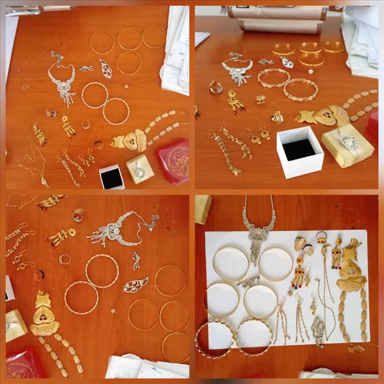 الأمن في الشحر يضبط أحد المتهمين بسرقة أكثر من 100 جرام ذهب ومبلغ 15 مليون ريال ويلاحق شريكه