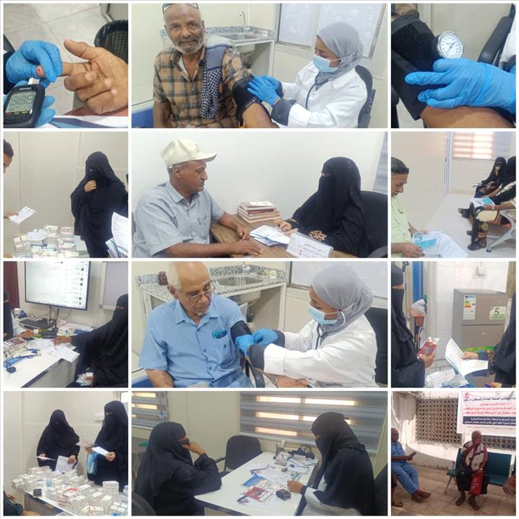 إختتام فعاليات المخيم الطبي المجاني لأمراض الضغط والسكري بنجاح كبير