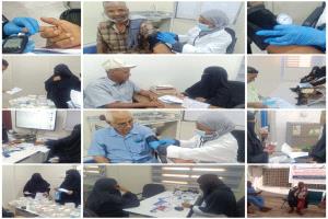إختتام فعاليات المخيم الطبي المجاني لأمراض الضغط والسكري بنجاح كبير