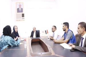 وزير التعليم العالي يبحث مع منظمة الهجرة الدولية احتياجات المعاهد المهنية في عدن ولحج وتعز