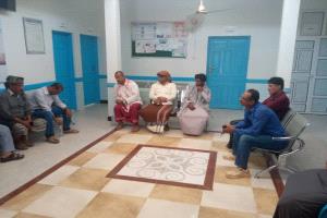 مراسم استلام وتسليم إدارة مكتب الصحة ومستشفى العبر بحضور نائب مدير الصحة لشؤون المديريات الصحراوية