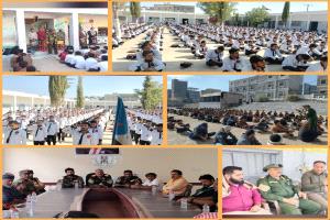 ركن التوجيه المعنوي بقوات الحزام الأمني يافع ينفذ زيارات ميدانية ويلقي محاضرات توعوية في عددٍ من المدارس والقطاعات الأمنية