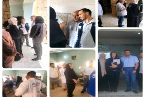 أمين عام المجلس المحلي بالمضاربة ورأس العارة يستقبل وفد منظمة الهجرة الدولية