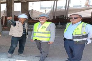 الوكيل الشبحي يتفقد مشروع مخازن الأدوية واللقاحات المركزية في عدن